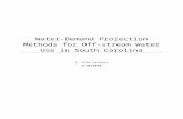 Water-Demand Projection Methods for Off-stream … · Web viewFuture water demand scenarios are developed using projections of driver variables including economic growth, population,