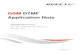 GSM DTMF Application Note - Quectel Wireless …...GSM_DTMF_Application_Note Confidential / Released 8 / 20 ‘50ms/50ms’ means the duration of DTMF tone is 50ms and the duration