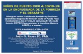 NIÑOS DE PUERTO RICO & COVID-19: EN LA ...ncdp.columbia.edu/custom-content/uploads/2020/05/Session...y niños por falta de una respuesta social a la crisis general de violencia contra