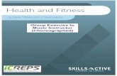 Group Exercise to Music Instructor (Choreographed) · Relevant Template Standards for Group Exercise to Music (Choreographed) A1. Conduct health screening and assess client exercise