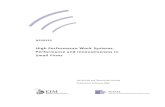 Performance and Innovativeness in Small Firms · 2017-05-05 · direct effect of firm size: smaller firms tend to provide less training support per em-ployee than larger firms, which
