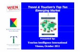 Travel & Tourism’s Top Ten Emerging MarketIndia’s Economy 2010 •Real GDP grew at above 10% in 2010Real GDP grew at above 10% in 2010 •GDP at current prices grew between 2000