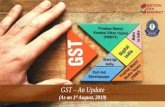 GST An Update - GST Councilgstcouncil.gov.in/sites/default/files/GST-an_update...preceding Financial Year up to 50 lakhs. 32nd GST Council meeting (Decisions effective from 01.04.2019)