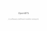 OpenBTS( - Meetupfiles.meetup.com/18094742/Harvind_Samra_OpenBTS.pdfOpenBTS Architecture GSM HandsetGSM HandsetGSM HandsetGSM Handsets Digital Radio GSM Stack (L1, L2) Hybrid GSM/SIP