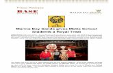 Metta School Gets A Royal Treat FINAL · Marina Bay Sands gives Metta School Students a Royal Treat SINGAPORE (9 March, 2011) – Disney Theatrical Productions in association with
