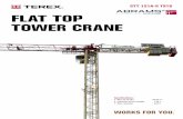 ctt 121a-5 tS16 Flat top tower crane - Abrams · 7 ctt 121a-5 tS16 1,60 m 2,95 m 1,98 m x 1,64 m Tower: TS16 & Basement: F2 R1 -758 kN -1039 kN R2 0 kN 0 kN 380 kN 35,75 m 47,55 m