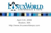 April 3-6, 2006 Boston, MA ://jht/Presentations/WhyUseOSS-JohnTerpstr… · Linux company rationalization –Novell acquires SuSE –Linux continues to gain market share •many mergers