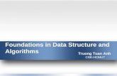 Foundations in Data Structure and Algorithms Truong Tuan Anhanhtt/Slidesss/DataAlgo/DataAlgo-Intro.pdf · 4 What is Data? zData zData is information that has been translated into