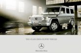 THE G-CLASS CROSS-COUNTRY VEHICLESamglifestyle.ru/brochures/G-Class brochure W463 2007 (int).pdf · THE G-CLASS CROSS-COUNTRY VEHICLES Take - back of end - of - life vehicles. Coming