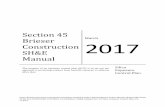 March Construction 2017...ACGIH, TLV TWAs and BEIs Brieser Construction Page 5 Section 45 Safety, Health & Environmental Manual Silica Exposure Control Plan Ensuring that the materials