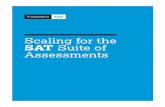 SAT Scaling for the SAT Suite of Assessments · Scaling for the SAT Suite of Assessments viii 64 Figure 5.2: CSEMs of the Adjusted, Rounded Scale Scores for SAT Subscores 64 Figure