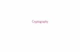 Cryptography - SJTUyuxi/teaching... · Synopsis 1. Computationally Secure Encryption 2. Pseudorandom Generator 3. Pseudorandom Function 4. One-Way Function 5. Zero Knowledge Proof