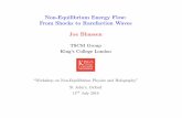 Non-Equilibrium Energy Flow: From Shocks to ... · From Shocks to RarefactionWaves Joe Bhaseen TSCM Group ... anchoring to 1+1 and generalizing to higher dimensions Non-Equilibrium