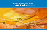 2004-2005 REPORT tsb · 2004-2005 REPORT tsb Technologies for Health & Well-being THE INSTITUTE FOR THE APPLICATIONS OF ADVANCED INFORMATION AND COMMUNICATION TECHNOLOGIES. Message