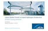 Latest Global Trend in Liquid Hydrogen Production-HYPER … · Linde Covers the Full Value Chain! Production Distribution & Storage H 2 Fueling Stations Infrastructure & Vehicles