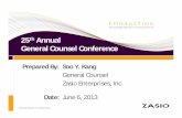 25th Annual - Continuing legal education 6... · 25th annual general counsel confernece | 7 of 22 Lawyers for Civil Justice, et. Al., Litigation Cost Survey of Major Companies (May