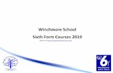 Winchmore School Sixth Form Courses 2019fluencycontent2-schoolwebsite.netdna-ssl.com/FileCluster/... · 2018-11-05 · Winchmore School Sixth Form Courses 2019 Apply here: https ...