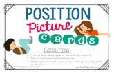 Position - Tools To Grow, Inc. | Pediatric Occupational ... Cards.pdf · Practice math factsAsk child to count forward or backward while in the position Recite the alphabet Spell
