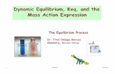 Dynamic Equilibrium, Keq, and the Mass Action Expressionfaculty.sdmiramar.edu/fgarces/zCourse/All_Year/Ch...Dynamic Equilibrium, Keq, and the Mass Action Expression The Equilibrium