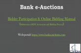 Bank e-Auctionshdfcrealty.com/pdf/Bidding_Process_Flow_for_Bank_E_auction.pdf · Bidders can search / view the live auction events and can download the related documents without login