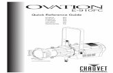 Quick Reference Guide...1 EN QUICK REFERENCE GUIDE OvationE-910FC QRG Rev. 12 About This Guide The OvationE-910FC Quick Reference Guide (QRG) has basic product information such as