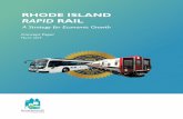 RHODE ISLAND - GrowSmartRI · Bond issue to help modernize statewide transit. (See Appendix). In 2016, five communities and institutions, including Quonset Development Corporation,