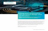 Siemens PLM Software Integrated automotive circuit board ... · Siemens PLM Software 4. Circuit design and verification. The starting point for electronic systems is the circuit schematic,