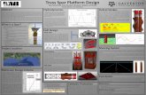 Truss Spar Platform Design - Texas A&M Galveston, TX · designed according to API RP 2A WSD and API RP 2SK. The preliminary design of a truss spar platform has been completed. As