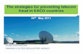 The strategies for preventing telecom fraud in EACO countries · Based on the suggested topology, 3 telecom operators were supposed to be interconnected through the NOC located at