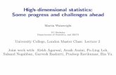 High-dimensional statistics: Some progress and challenges aheadevents.csml.ucl.ac.uk/.../wainwright/slides/Wainwright_Lecture2.pdf · High-dimensional statistics: Some progress and