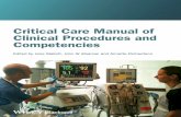 Critical Care Manual of Clinical - download.e-bookshelf.de€¦ · Critical care manual of clinical procedures and competencies / edited by Jane Mallett, John W. Albarran, Annette