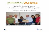 Annual Report 2012: Achievements and Prospects · The Project Coordinator provides an annual project report to the two Councils (of which this is the second), reports on project activities