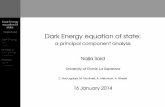 Dark Energy equation of state - BCCPbccp.berkeley.edu/beach_program/presentations14/Said.pdf · Dark Energy equation of state: Najla Said Dark Energy Why What Binning w Binning strategy