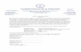 COMMONWEALTH of VIRGINIA...Woodworking – Visible Emission Limitations – No owner or other person shall cause or permit to be discharged into the atmosphere from any wood dust emission