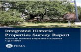 Integrated Historic Properties Survey Report · Integrated Historic Properties Survey Report Mississippi Secondary Programmatic Agreement August 2016 . ... (projects they carry out,