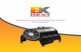 Hazardous Area Portable Fan Heater The Bulldog®exheat-industrial.com/file/brochure-mfh.pdf · Hazardous Area Electric Heaters & Controls5 Heating Performances for Different Room