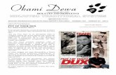 Pagina 01 - Put Up Your Dux Dewa 107.pdf · RESEÑA DE EVENTOS NINJUTSU TRADITIONAL SYSTEM MEXICO Arriba: Una de las exhibiciones de Kung Fu realizadas por los estudiantes del profesor