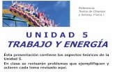 U N I D A D 5 TRABAJO Y ENERGÍA - [DePa] Departamento de ...depa.fquim.unam.mx/amyd//archivero/Unidad5-TRABAJO... · Energía potencial La energía Potencial es energía relacionada