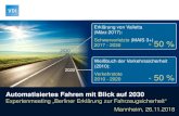 PowerPoint-Präsentation...RA Burkhard Nipper Dr.-Ing. Matthias Kühn Dipl.-Ing. Jürgen Bönninger 7 / 26.11.2018 VDI-Gesellschaft Fahrzeug - und Verkehrstechnik – VDI-Expertengespräch