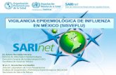 VIGILANICIA EPIDEMIOLÓGICA DE INFLUENZA EN MÉXICO … · 2017-07-18 · En el año 2009, empezó a funcionar la plataforma informática única para la vigilancia epidemiológica