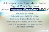A Comparison of Amateur Radio Digital Voice Systemsbarconline.org/wp-content/uploads/BARC-April-11... · A Comparison of Amateur Radio Digital Voice Systems We want to thank Roland