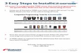 Easy Steps to Install - images-na.ssl-images-amazon.com3 Easy Steps to Install EZ-sensor® is a programmable TPMS sensor that must be programmed to the specific Make, Model and Year