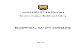 ELECTRICAL SAFETY GUIDELINE - Greeley ColoradoElectrical Safety Guidelines I. General Electrical Safety Guidelines have been developed and implemented for faculty, staff, and students