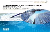 Corporate GovernanCe DisClosure in EmErging markEts · 2012-05-14 · Corporate Governance Disclosure in Emerging Markets One should note that this report and the studies that it