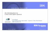 An Introduction to Linux and Open Source · 2019-01-11 · Linux and Open Source at IBM 2 SHARE 111 - Session 9200 2008-08-11 9200 – An Introduction to Linux and Open Source Linux
