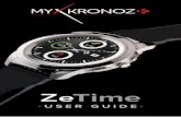 - USER GUIDE-€¦ · 2. Download the ZeTime mobile app from the app store or the Google play store. 3. open ZeTime mobile app on your smartphone. sign up if you are a new member