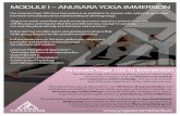 A4 Anusara Immersion - YogaZone Marbellayogazonemarbella.es/.../06/Module-I-Anusara-Immersion.pdfMODULE - ANUSARA YOGA IMMERSION Our Anusara Yoga 100 Hour Immersion is an invitation