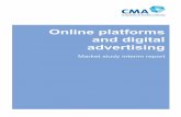 Online platforms and digital advertising interim report · Facebook has a strong position in display advertising. Alongside the owned and operated platforms of Google and Facebook
