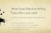 What Does Effective Writing Instruction Look Like?cph2019.dk/wp-content/uploads/2019/08/ERC2019Copenhagen... · 2019-08-18 · What Does Effective Writing Instruction Look Like? Practices