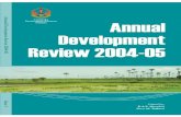 2 cdri · cdri 3 Annual Development Review 2004-05 Chapter (1) - Introduction Chapter (2) - Macroeconomic Performance Chapter (3) - Cambodia’s Garment Industry Post 2005